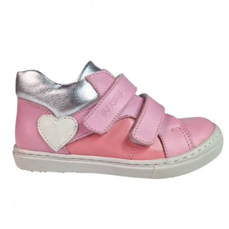 INCALTAMINTE - Ghete Fete Hokide cu talonet Piele Naturala Roz HK442RZ2