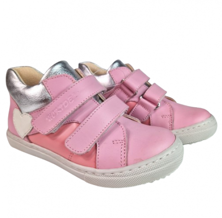 Ghete Fete Hokide cu talonet Piele Naturala Roz HK442RZ2 [5]