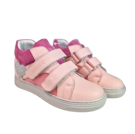 Ghete Fete Hokide cu talonet Piele Naturala Roz HK442RZ4 [5]
