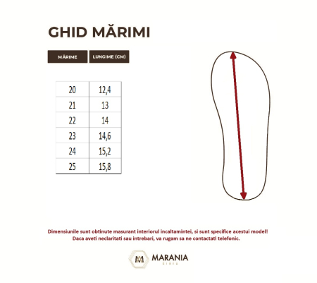 Ghete Fete Hokide cu talonet si pentru picior lat Piele Naturala Imblanite Roz HK412RZ [6]