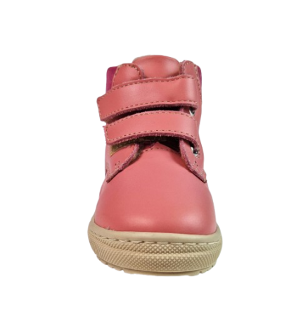 Ghete Fete Hokide cu talonet si pentru picior lat Piele Naturala Imblanite Roz HK412RZ [1]