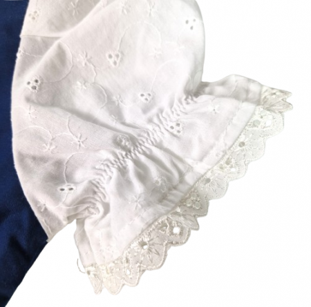Rochita unicat dirndl, bleumarin-alb-roz MAR0046 [3]