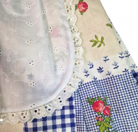 Rochita unicat dirndl, bleumarin-alb-roz MAR0046 [4]
