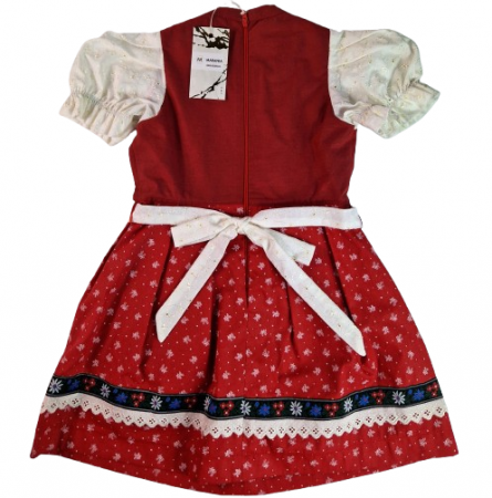 Rochita unicat dirndl, marimea 104, alb-rosu MAR0044 [1]