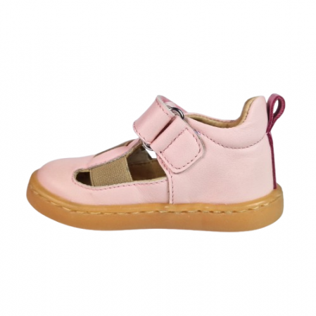 Sandale Fete Hokide cu talonet Piele Naturala Roz HK433RZ [2]