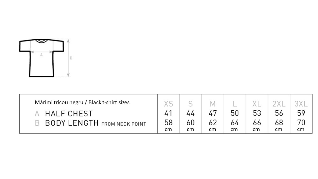 Tricou negru / Black t-shirt - fete, femei / women [8]