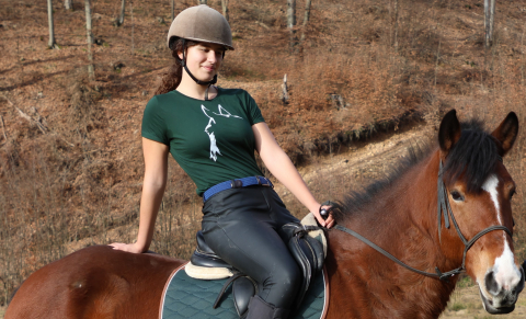 Tricou „Gând verde” / „Green Thought” t-shirt  - fete, femei / women - organic [8]