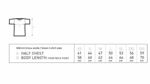 Tricou „Gând verde” / „Green Thought” t-shirt  - fete, femei / women - organic [13]