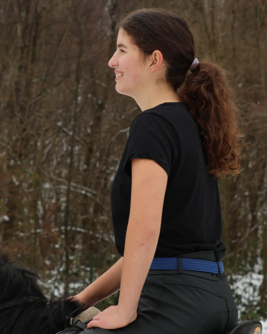 Tricou negru / Black t-shirt - fete, femei / women [1]