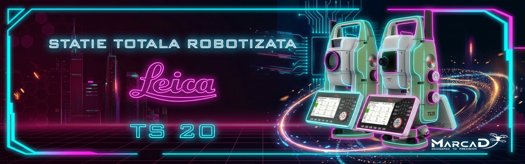 Statie totala Leica robotizata TS20