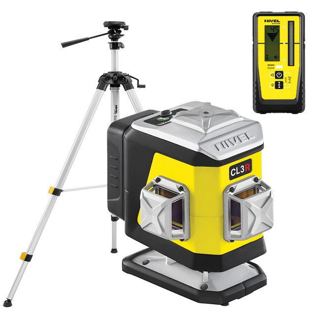 Laser roșu în cruce (3 x 360°), Bluetooth, Nivel System - CL3R [8]