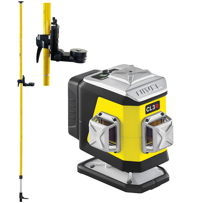 Laser roșu în cruce (3 x 360°), Bluetooth, Nivel System - CL3R [5]