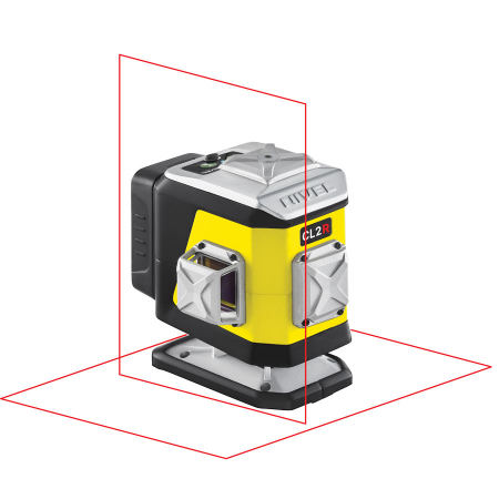 Lasere in cruce - Laser roșu în cruce (2 x 360°), Bluetooth, Nivel System - CL2R