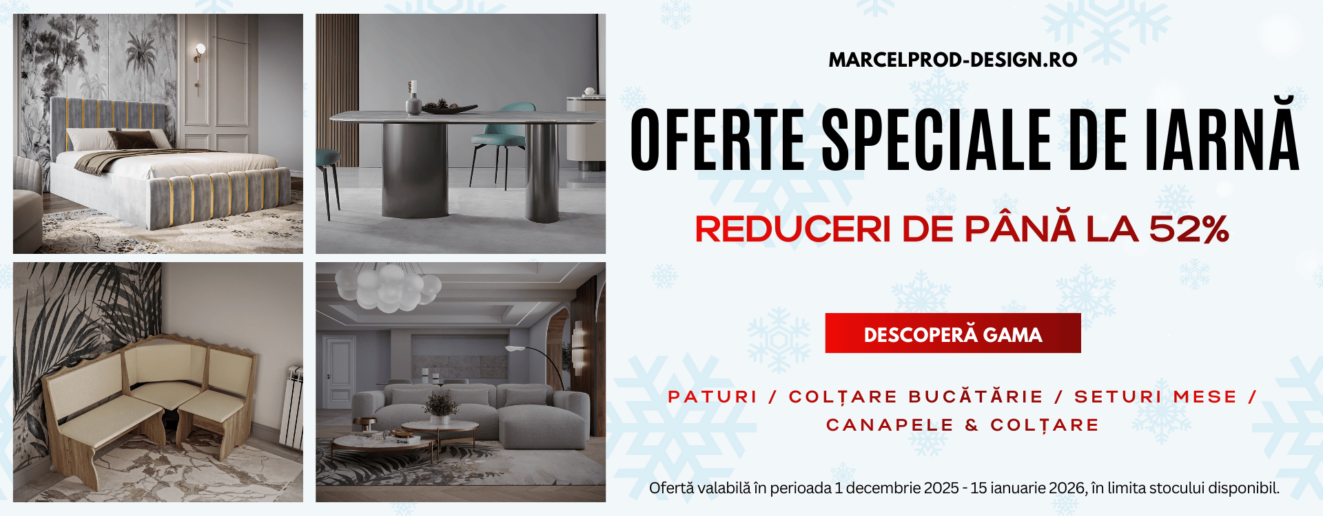 Reduceri - decembrie 2025