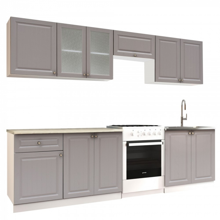 BUCATARIE GOSPODINA TRUFE MDF 2.6, 260X60X200CM, [3]