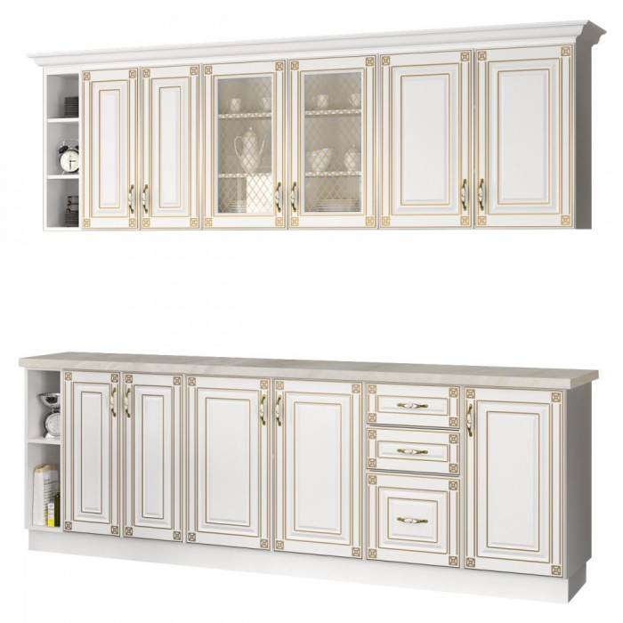 BUCATARIE IMPERIA MS ALB 2.4M MDF [2]