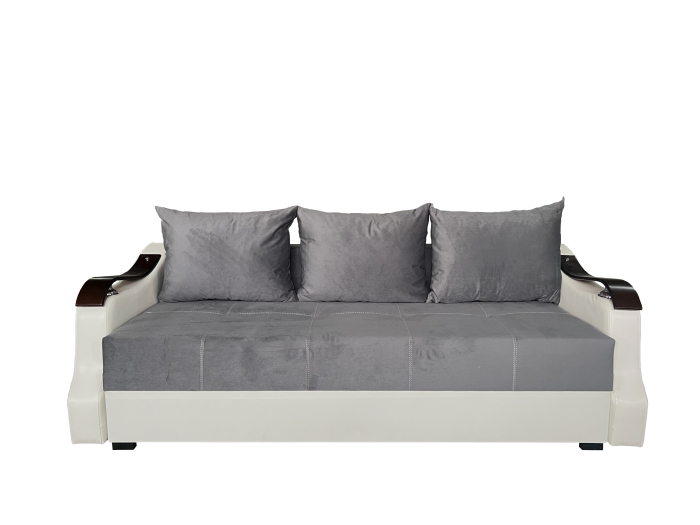 Canapea Extensibila Dana, 220x100x75 Cm, Cappuccino, Maro [1]