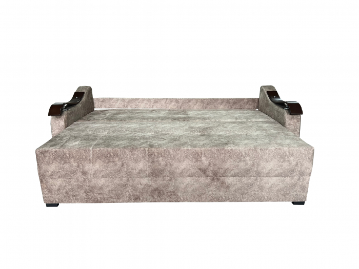 Canapea Extensibila Dana, 220x100x75 Cm, Velvet Verde, Crem [8]