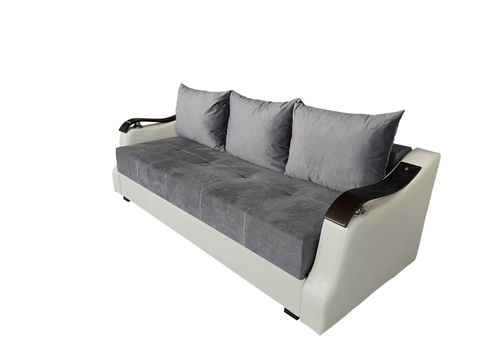 Canapea Extensibila Dana, 220x100x75 Cm, Cappuccino, Maro [2]