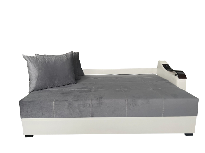 Canapea Extensibila Dana, 220x100x75 Cm, Velvet Maro [3]
