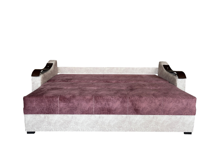 Canapea Extensibila Dana, 220x100x75 Cm, Cappuccino, Maro [4]
