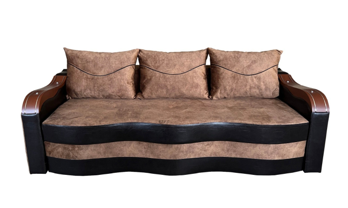 Canapea Extensibila Simona, 225x74x100 Cm, Maro, Cappuccino [1]