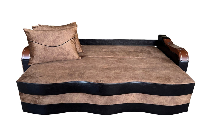 Canapea Extensibila Simona, 225x74x100 Cm, Maro [2]