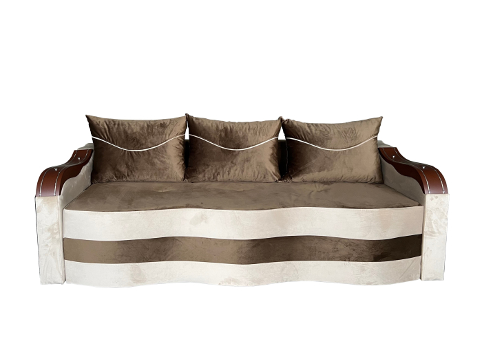 Canapea Extensibila Simona, 225x74x100 Cm, Maro [1]