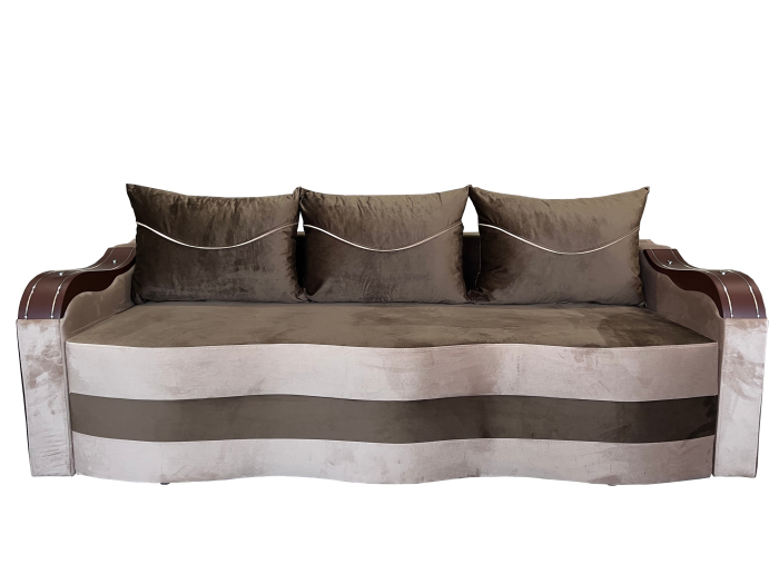 Canapea Extensibila Simona, 225x74x100 Cm, Maro [1]