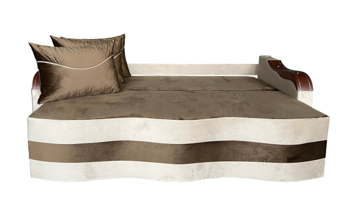 Canapea Extensibila Simona, 225x74x100 Cm, Paris Maro, Wenge [2]