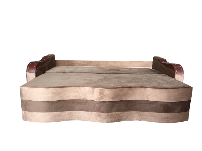 Canapea Extensibila Simona, 225x74x100 Cm, Maro, Cappuccino [3]