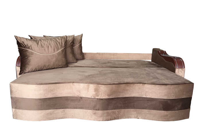 Canapea Extensibila Simona, 225x74x100 Cm, Maro [2]