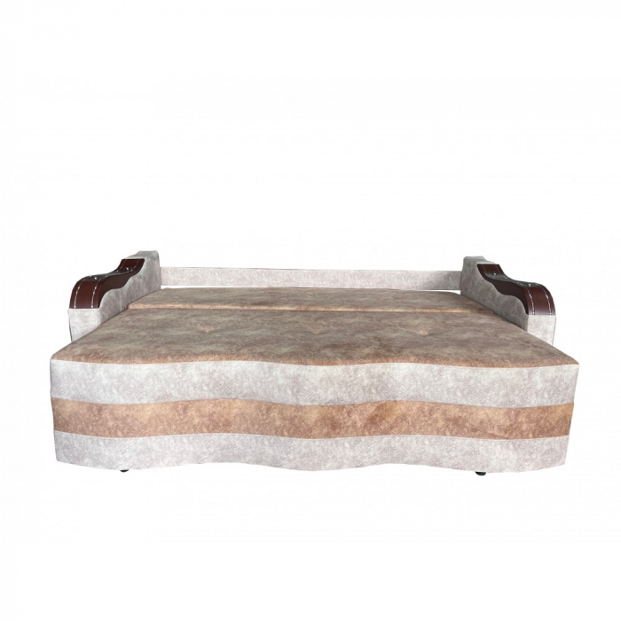 CANAPEA EXTENSIBILA SIMONA 225x74x100 CM, BEJ, CREM [3]