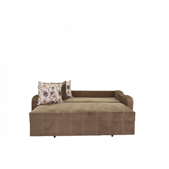 CANAPEA EXTENSIBILA VLAD, 220X100X74 CM, MARO [2]
