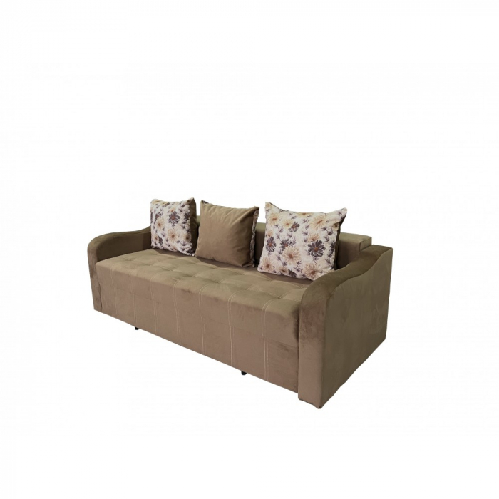 CANAPEA EXTENSIBILA VLAD, 220X100X74 CM, MARO [3]