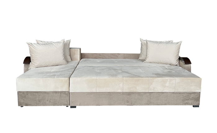 Coltar Extensibil Dana, 300X145X70 Cm, Crem, Maro [2]