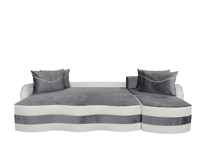 Coltar Extensibil Simona, 300X145X70 Cm, Cappuccino, Maro [2]