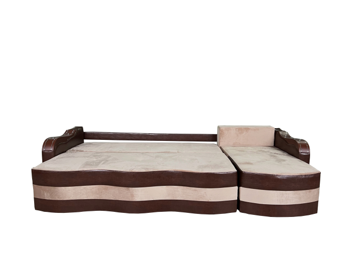 Coltar Extensibil Simona, 300X145X70 Cm, Velvet Maro, Wenge [3]