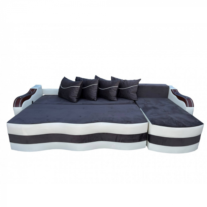 COLTAR EXTENSIBIL SIMONA, 310X145X70 CM, MARO, CREM [2]