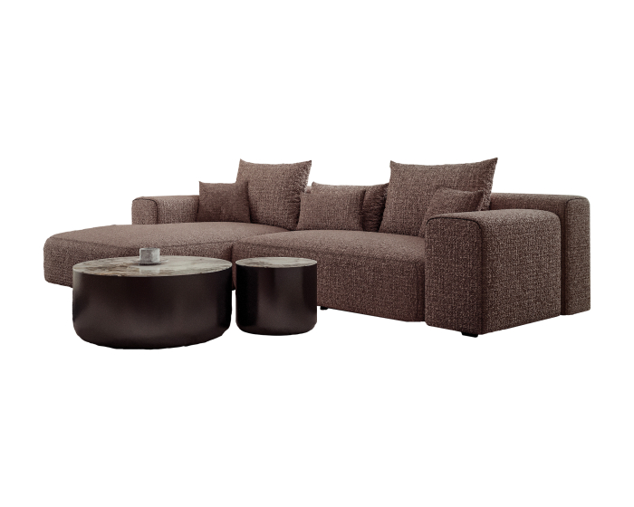 Coltar fix tapitat  Maro  2930 x 1825x 850MM Milano [6]