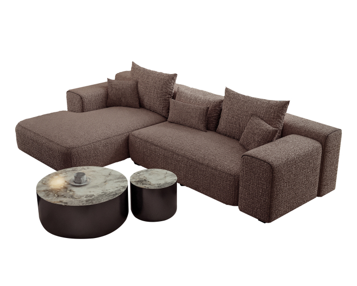 Coltar fix tapitat  Maro  2930 x 1825x 850MM Milano [7]