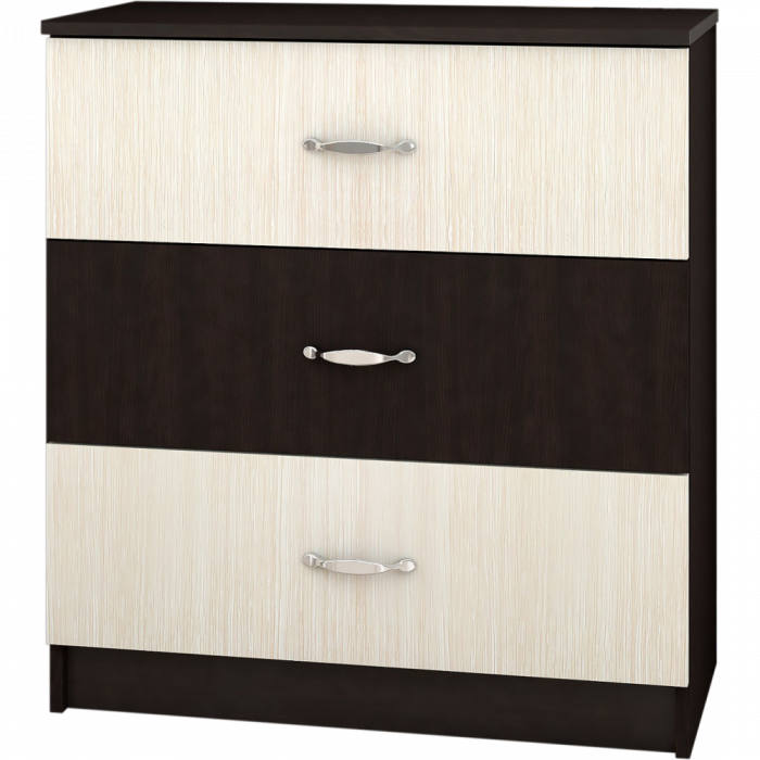 Comoda 3 sertare wenge+mesteacan [2]
