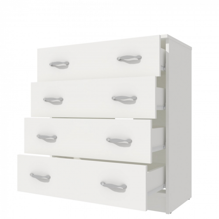 Comoda 4B RO, 72x39x85, alb [5]