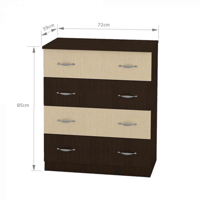 Comoda 4B ro wenge+mesteacan [2]