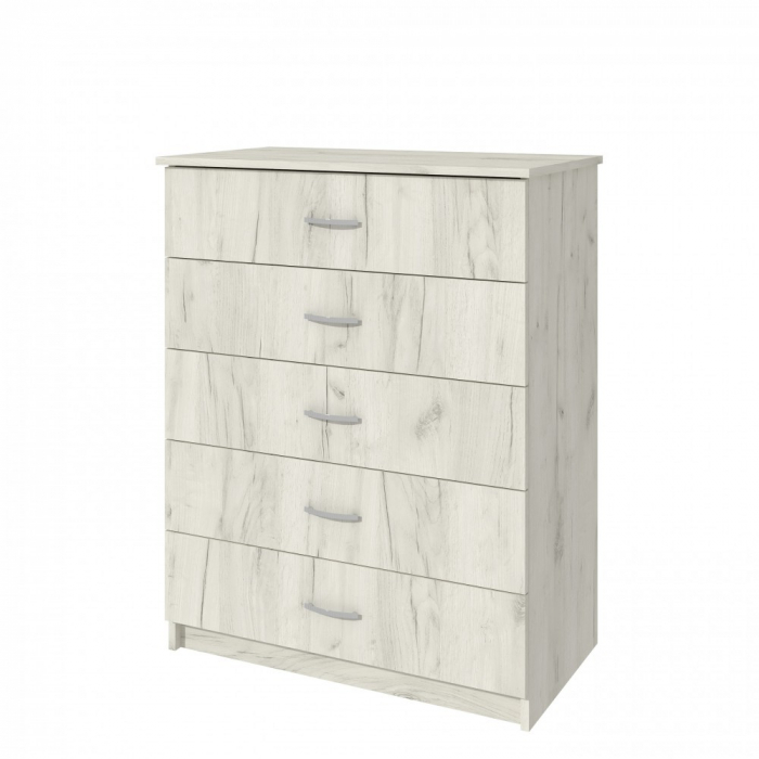 Comoda 5 sertare, 72x40x90cm, stejar k001 [4]