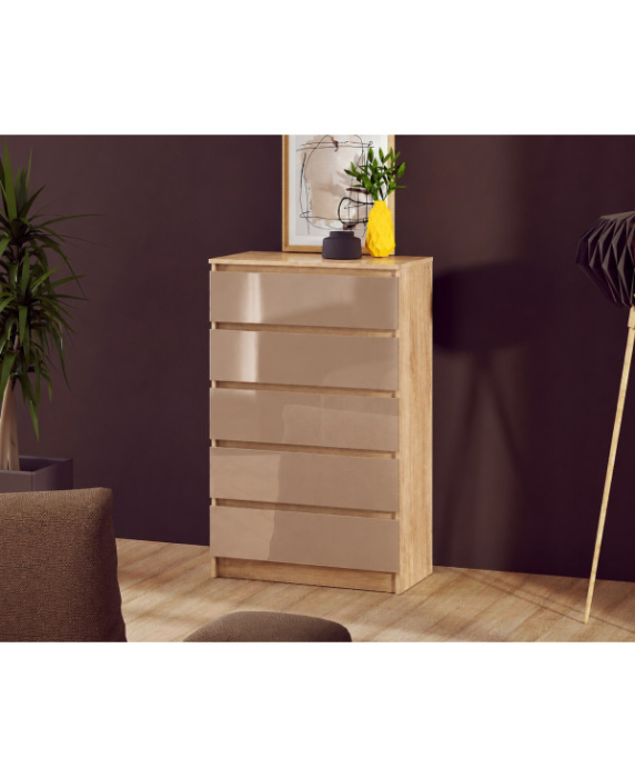 Comoda ARIA 5 sertare, 70x40x112cm [10]
