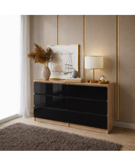 Comoda ARIA 6 sertare, 120x40x77cm [13]