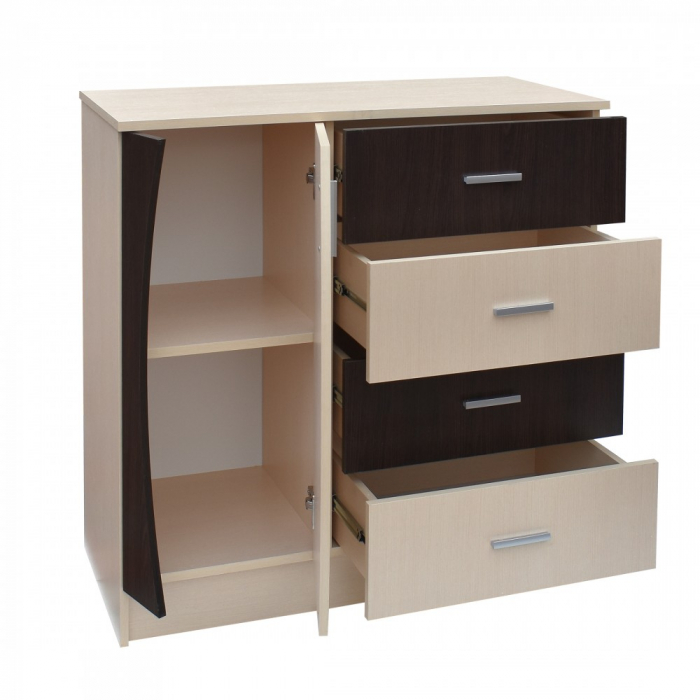 Comoda KF5, 101X44X90cm mesteacan [2]