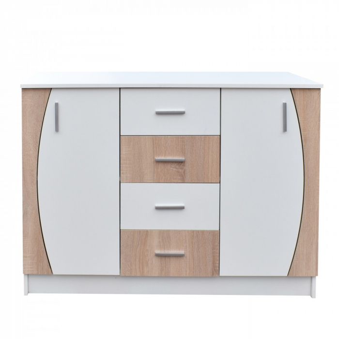 Comoda KF6, 121X44X90cm sonoma [2]