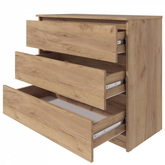 Comoda MP5 3S, 90x44x80 cm, Stejar k003 [5]